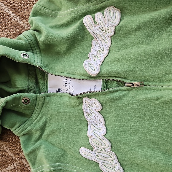 Abercrombie & Fitch Light Green Youth Hoodie - Picture 3 of 3